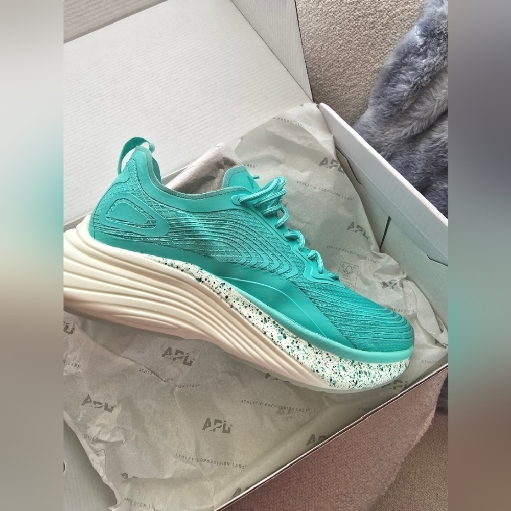 NIB! APL, Women's Streamline, Mint/Tropical Green/Speckle, Size 7.5, $350 - Picture 2 of 8